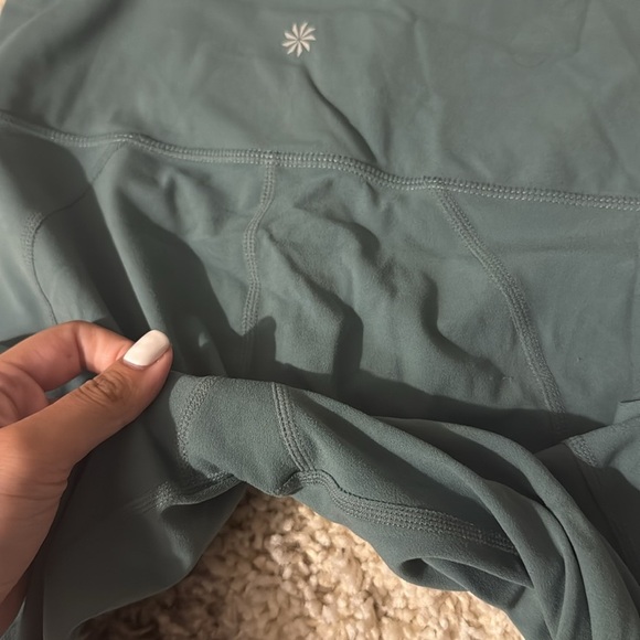 Athleta Teal High-Waisted Leggings NWOT Size S - Picture 3 of 4